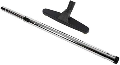 Cen-Tec Systems 94984 Telescopic Wand and 12″ Natural Fill Floor Brush Vacuum Attachment Kit, Black