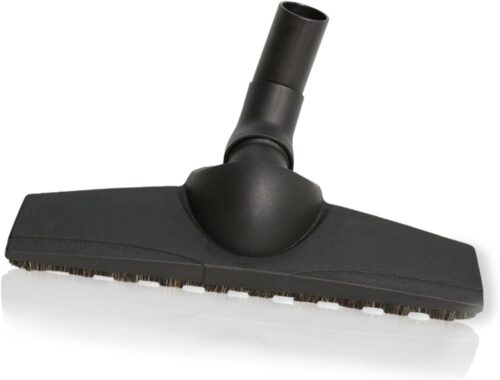 Wessel-Werk D330 Turn-and-Clean Floor Brush Vacuum Attachment with 12.5in. Soft Natural Bristle Brush for Hard Wood and Baresurfces (1 3/8 inch (35mm) Neck)