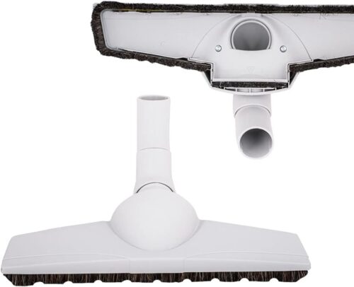 1.25” Hardwood Floor Attachment for Central Vacuum Accessories for Wood Floor, Tile & Wood Floor Brush, Light Gray, for Shop Vac, Bissell, Eureka & Other Central Vacs (Floor Brush 13”)