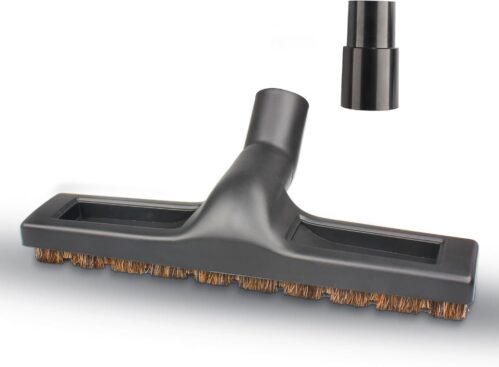 Upgraded Universal 1 1/4 inch(32mm) Vacuum attachments & brushes for Shark Vacuum brush – 360° Swivel 12” Wide Hardwood Brush & Adapter Vacuum Floor Brush with Horse Hair Attachments for Shark Vacuums