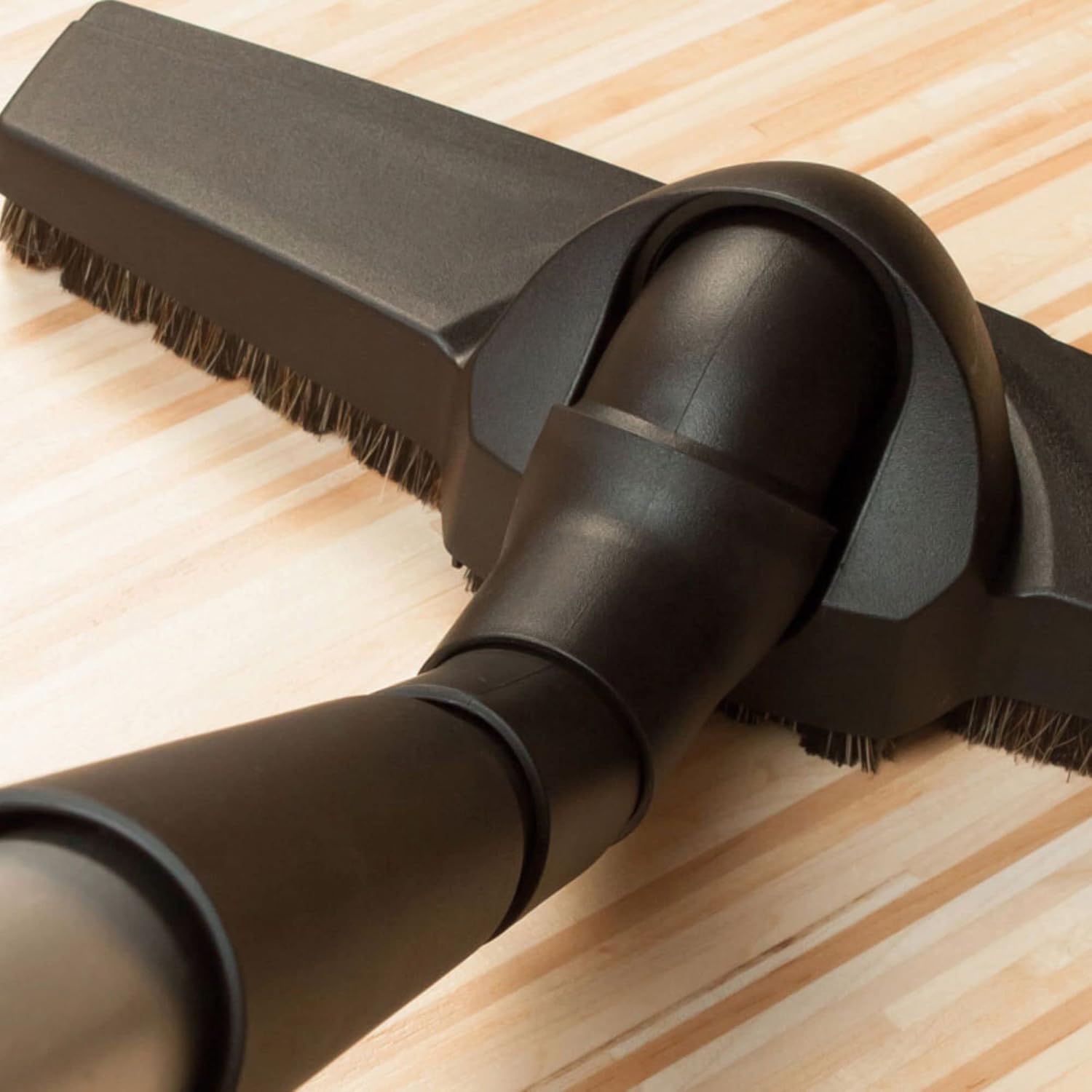 Wessel-Werk D330 Turn-and-Clean Floor Brush Vacuum Attachment with 12.5in. Soft Natural Bristle Brush for Hard Wood and Baresurfces (1 3/8 inch (35mm) Neck) - Image 5