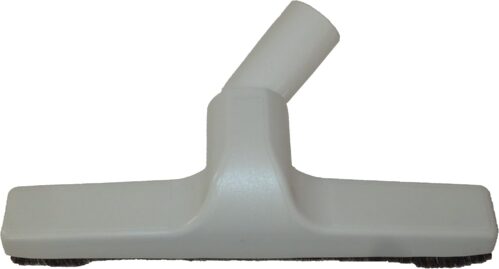 Fitall Generic Plastic Floor Brush with Horse Hair Bristles Tool Attachment Fits 1.25 Inch Vacuum Cleaner Wands, 10 Inch Wide Cleaning Path, White.