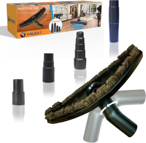 Horsehair Hardfloor Attachment for Wood and Tile Floors plus Vacuum Hose Adapter Compatible with Most Vacuum Cleaners Vacuum Attachments Accessories- Small Shop Vac Adapter – Hardwood Floor Attachment