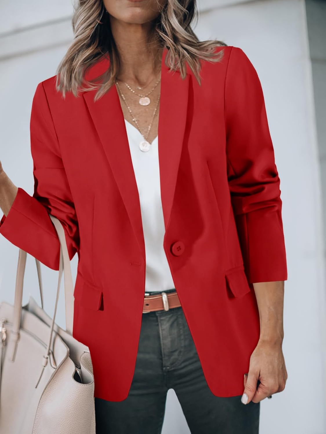 Cicy Bell Womens Work Blazers Long Sleeve Open Front Suit Jackets 2025 Business Casual Outfits - Image 5