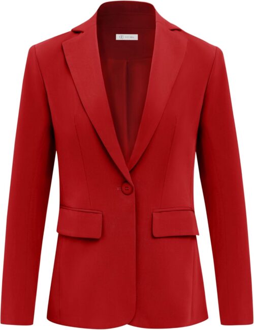 Cicy Bell Womens Work Blazers Long Sleeve Open Front Suit Jackets 2025 Business Casual Outfits